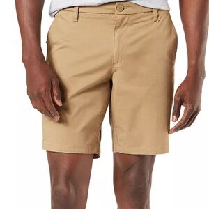 Dockers Men's Khaki Flat Front Shorts